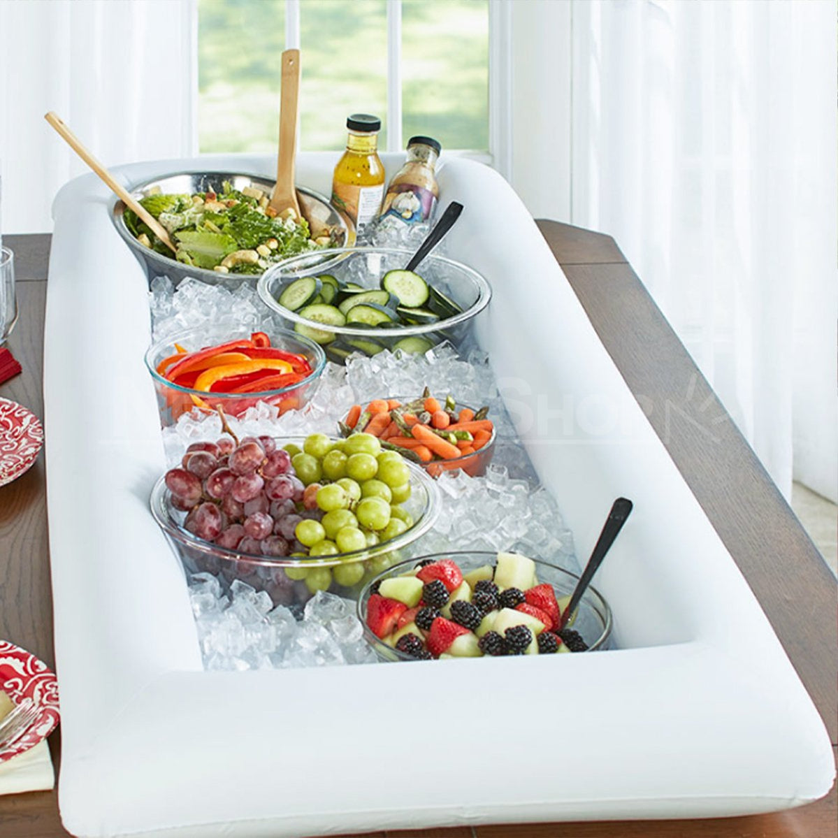 Rynx | Inflatable Serving Bar - Great Party Helper for Keeping Food & Drinks Cold