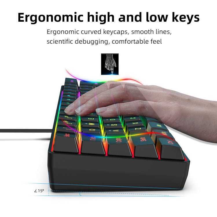 Rynx | HXSJ V700B+A867 Wired RGB Backlit Keyboard and Mouse Set