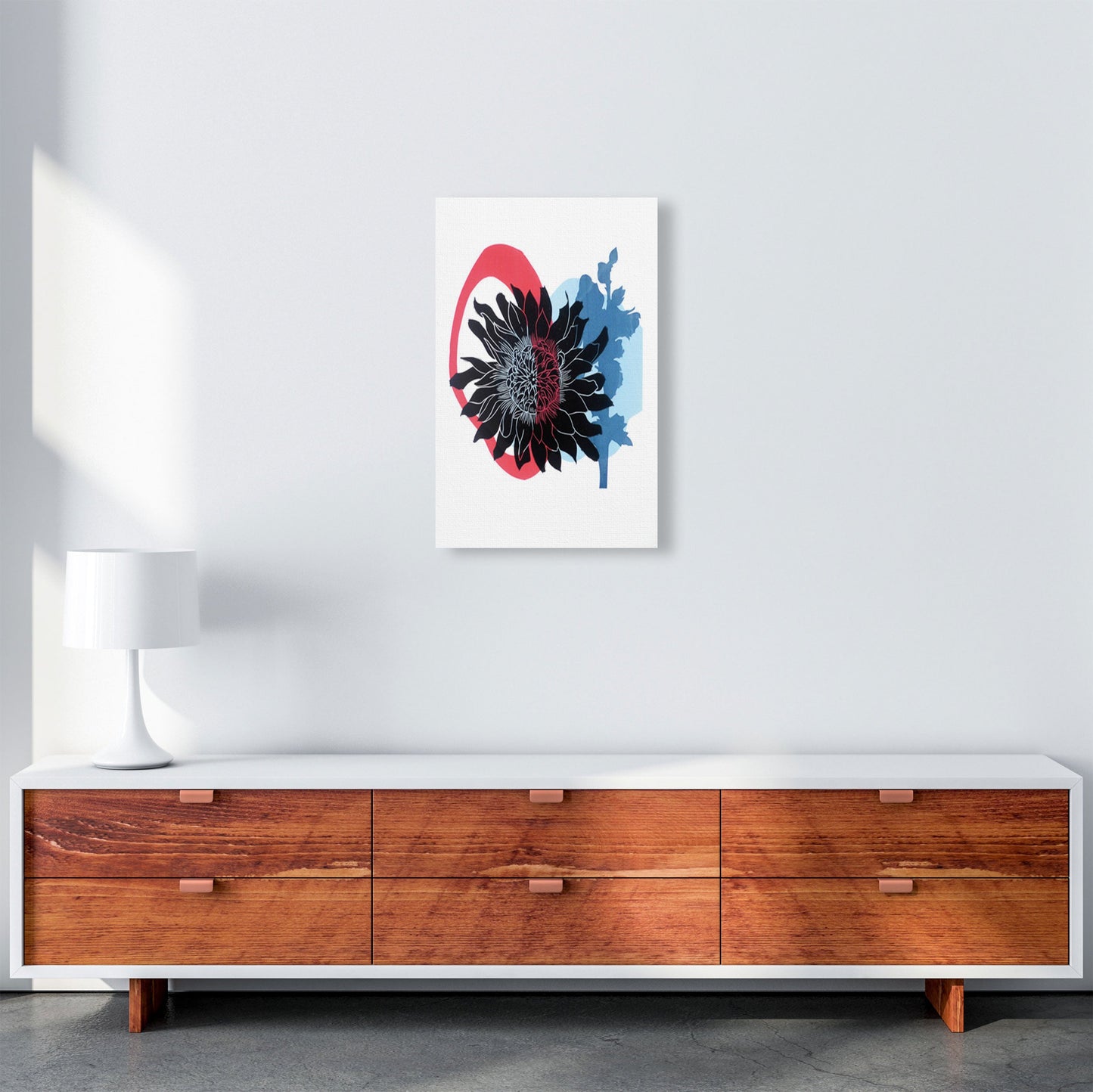 Rynx | Dahlia PLpostcard Art print by Kate Heiss