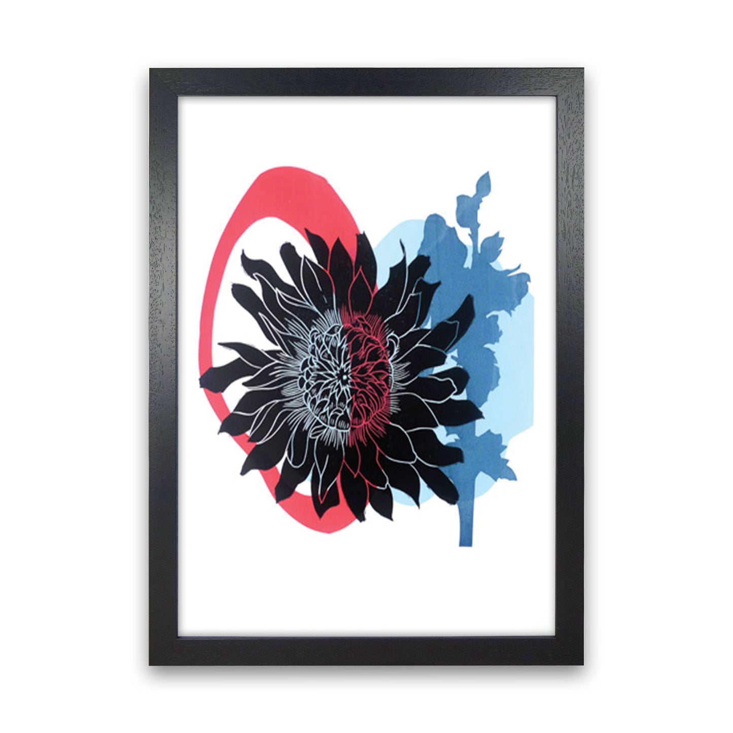 Rynx | Dahlia PLpostcard Art print by Kate Heiss