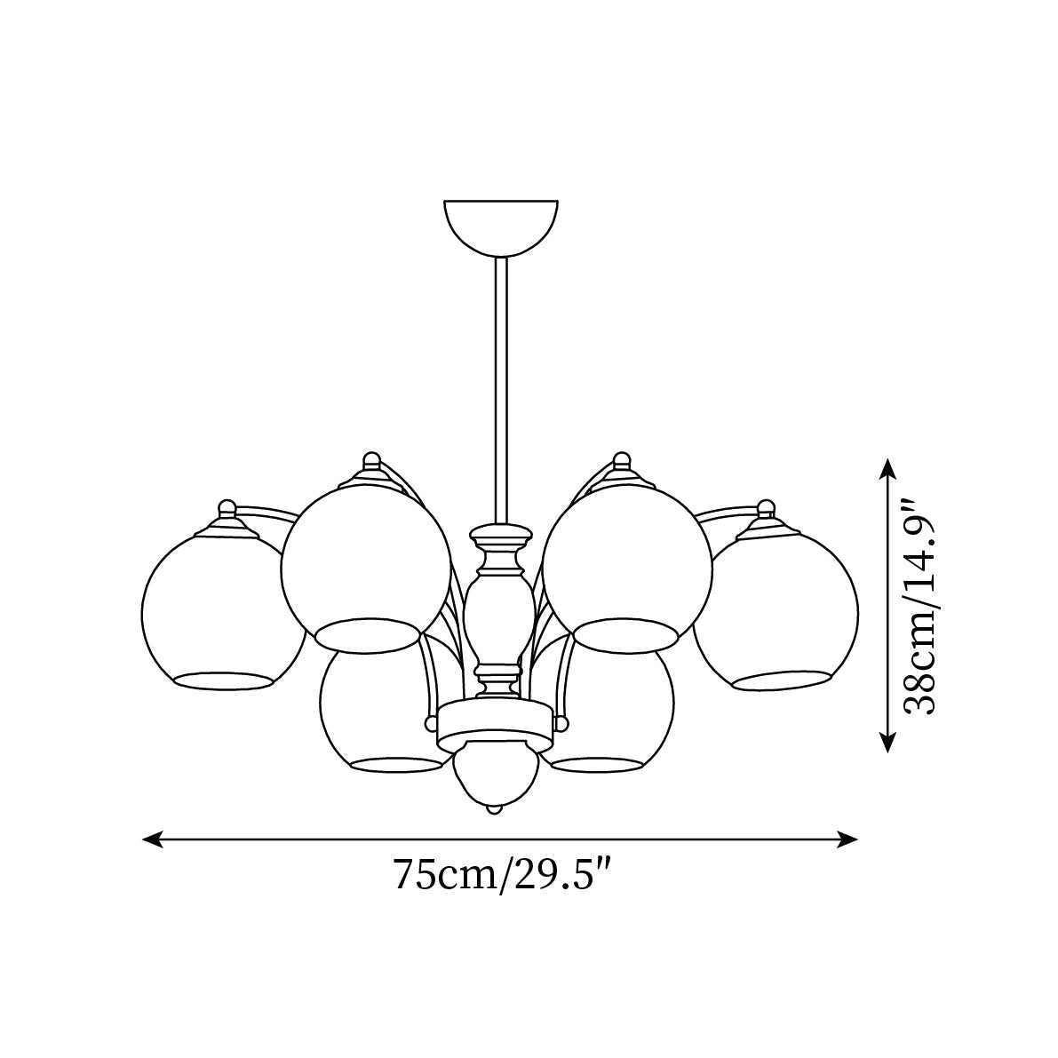 Rynx | Keston Chandelier