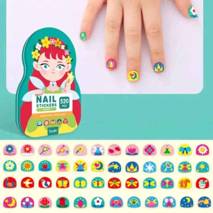 Rynx | Kids Nail Sticker Set – Fun, Safe Nail Art