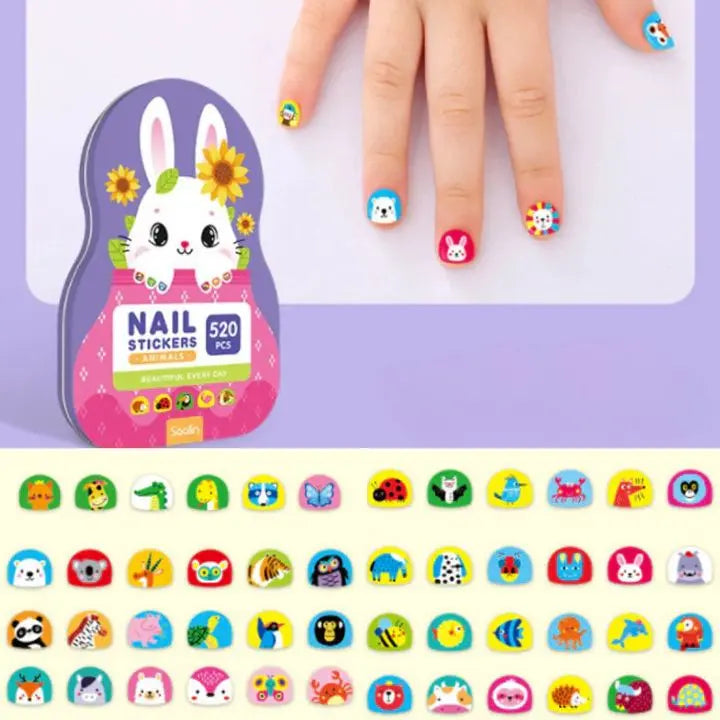 Rynx | Kids Nail Sticker Set – Fun, Safe Nail Art