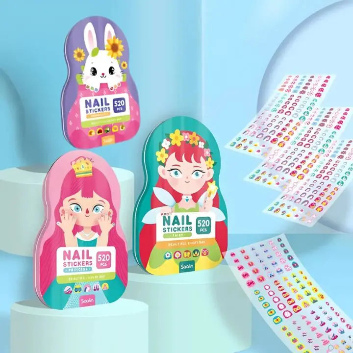 Rynx | Kids Nail Sticker Set – Fun, Safe Nail Art