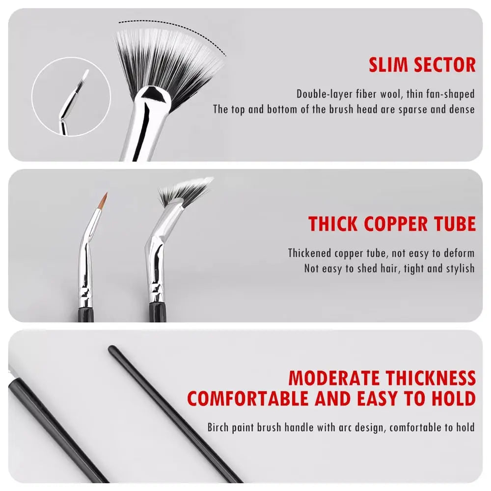 Rynx | I Folding Eyelash Brush with Angled Head – Perfect for Hectic Mornings