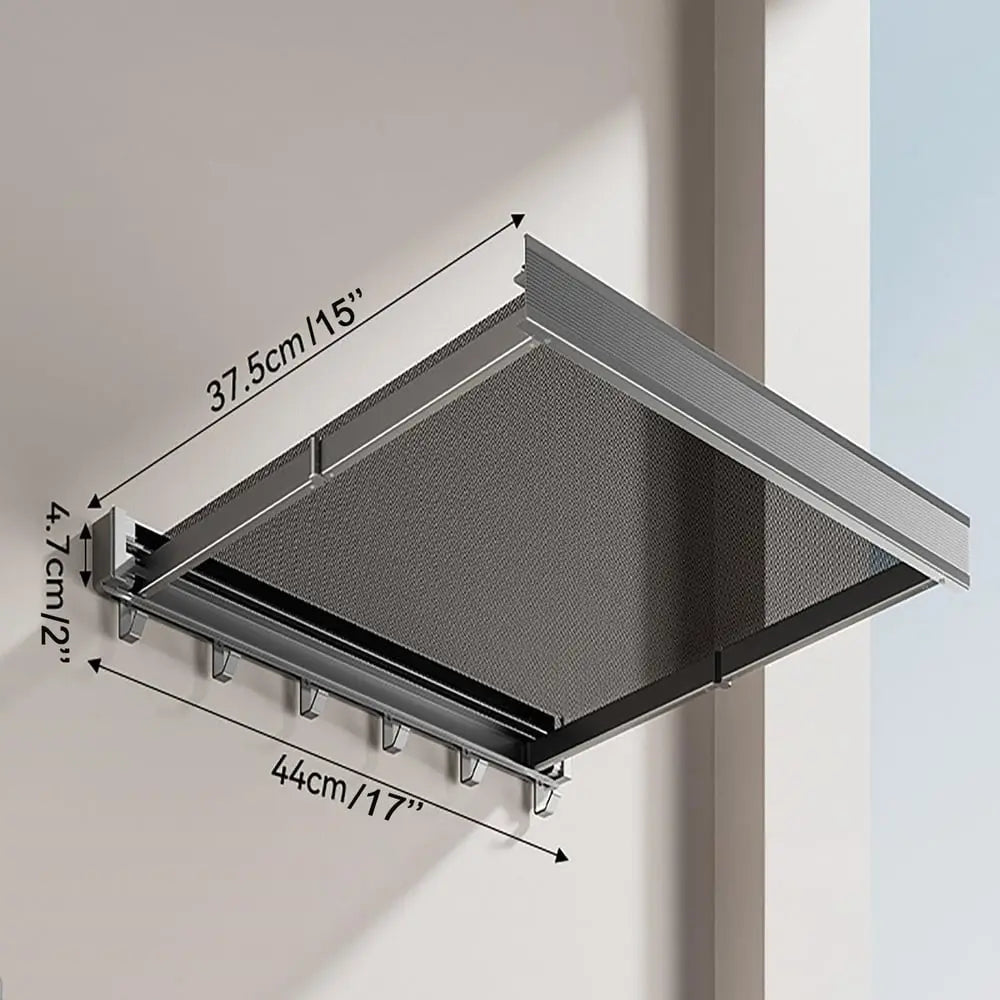 Rynx | Foldable wall shelf for laundry – space-saving with double drying area