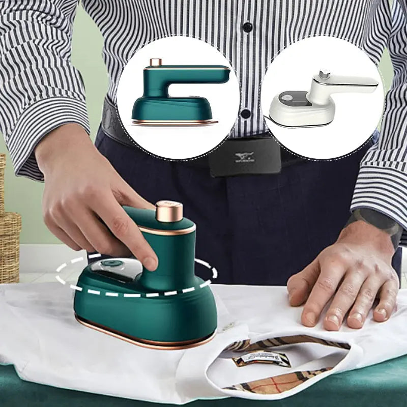 Rynx | Compact 2-in-1 Mini Steam Iron for effortless ironing