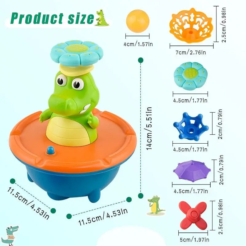 Rynx | LED Fountain "Crocodile" – With interchangeable attachments & light effect