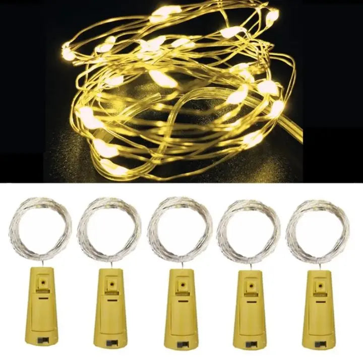 Rynx | LED bottle lights – Magical DIY cork lighting (5 pieces)