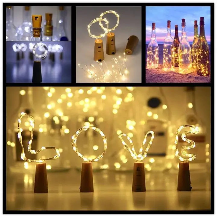 Rynx | LED bottle lights – Magical DIY cork lighting (5 pieces)