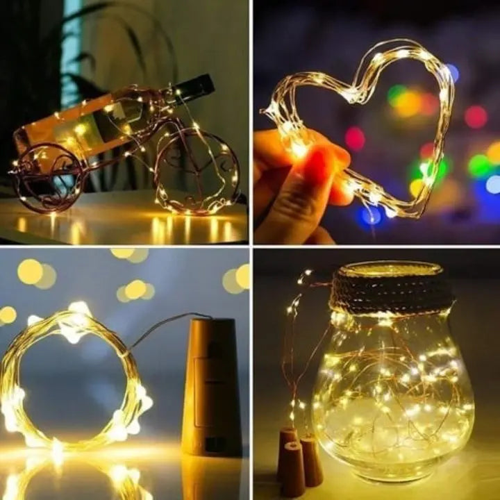 Rynx | LED bottle lights – Magical DIY cork lighting (5 pieces)