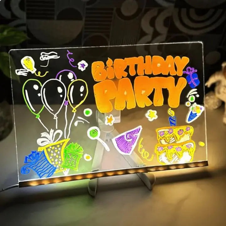 Rynx | LED Magic Table for Kids – Acrylic Writing Board with Light
