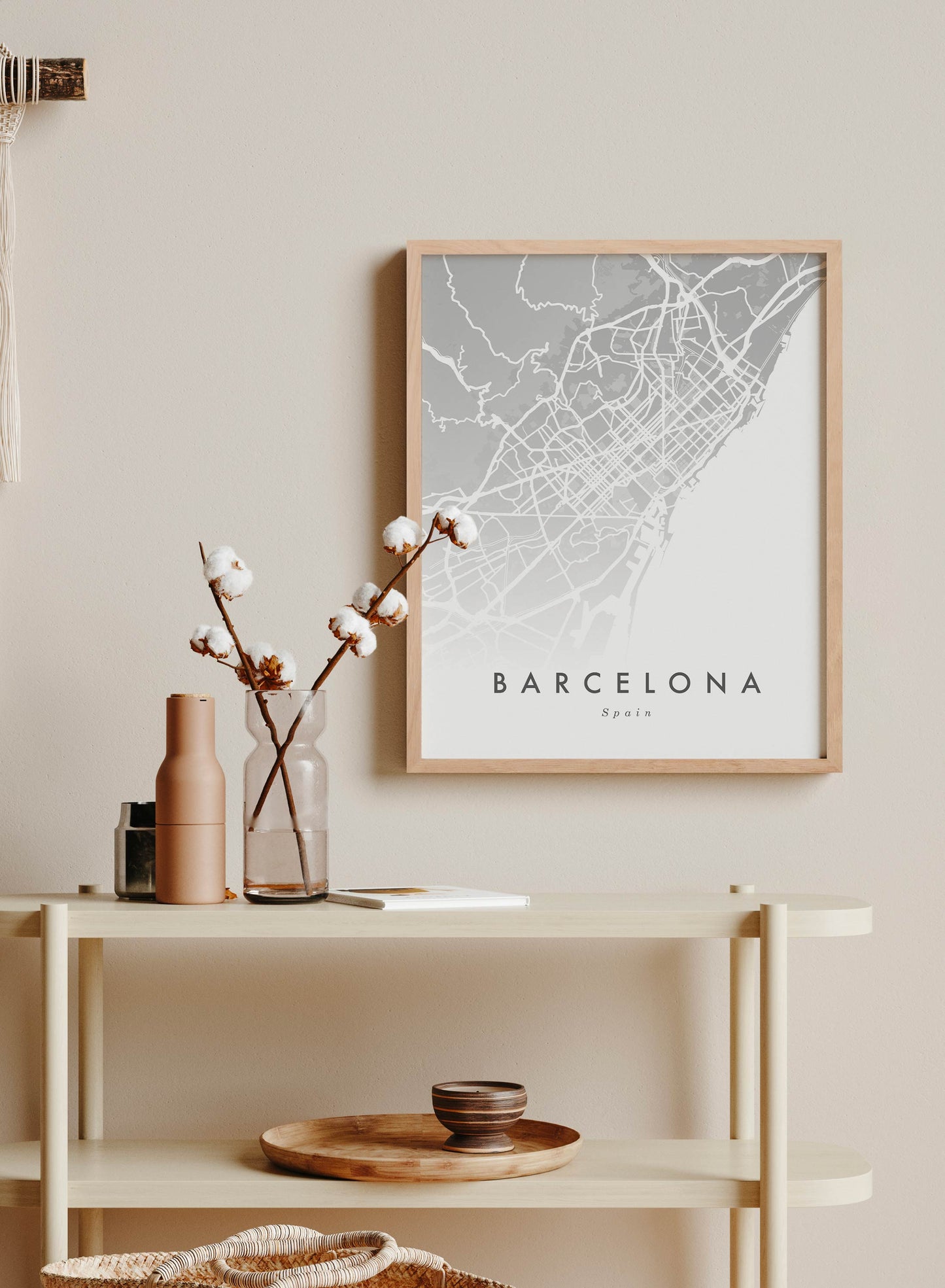 Rynx | Barcelona Map, Poster