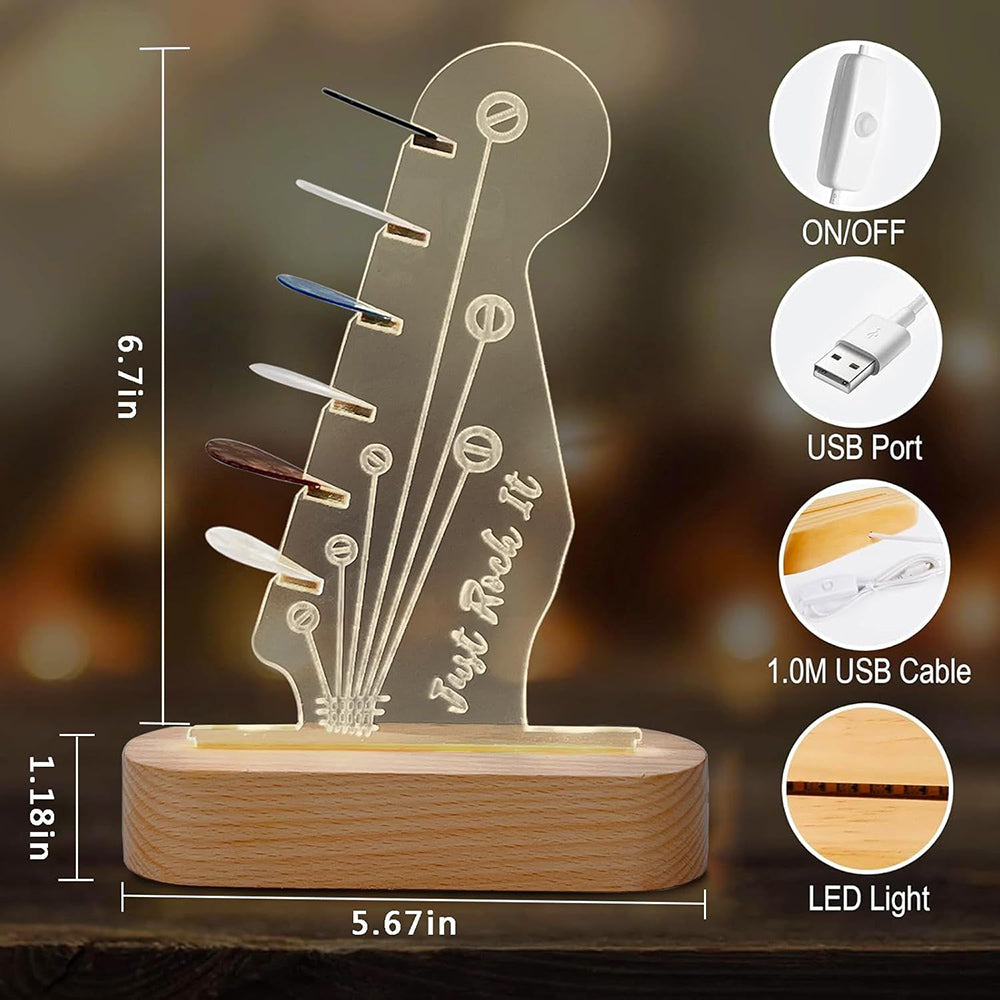 Rynx | Light Up Guitar Pick Holder