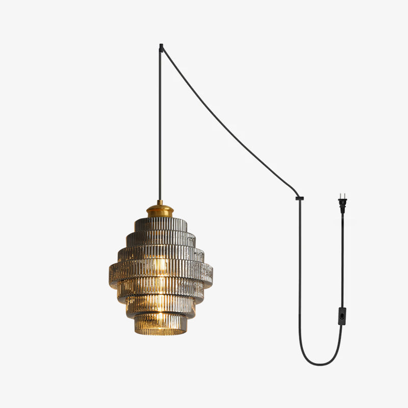 Rynx | Luella Glass Plug In Pendant Lamp