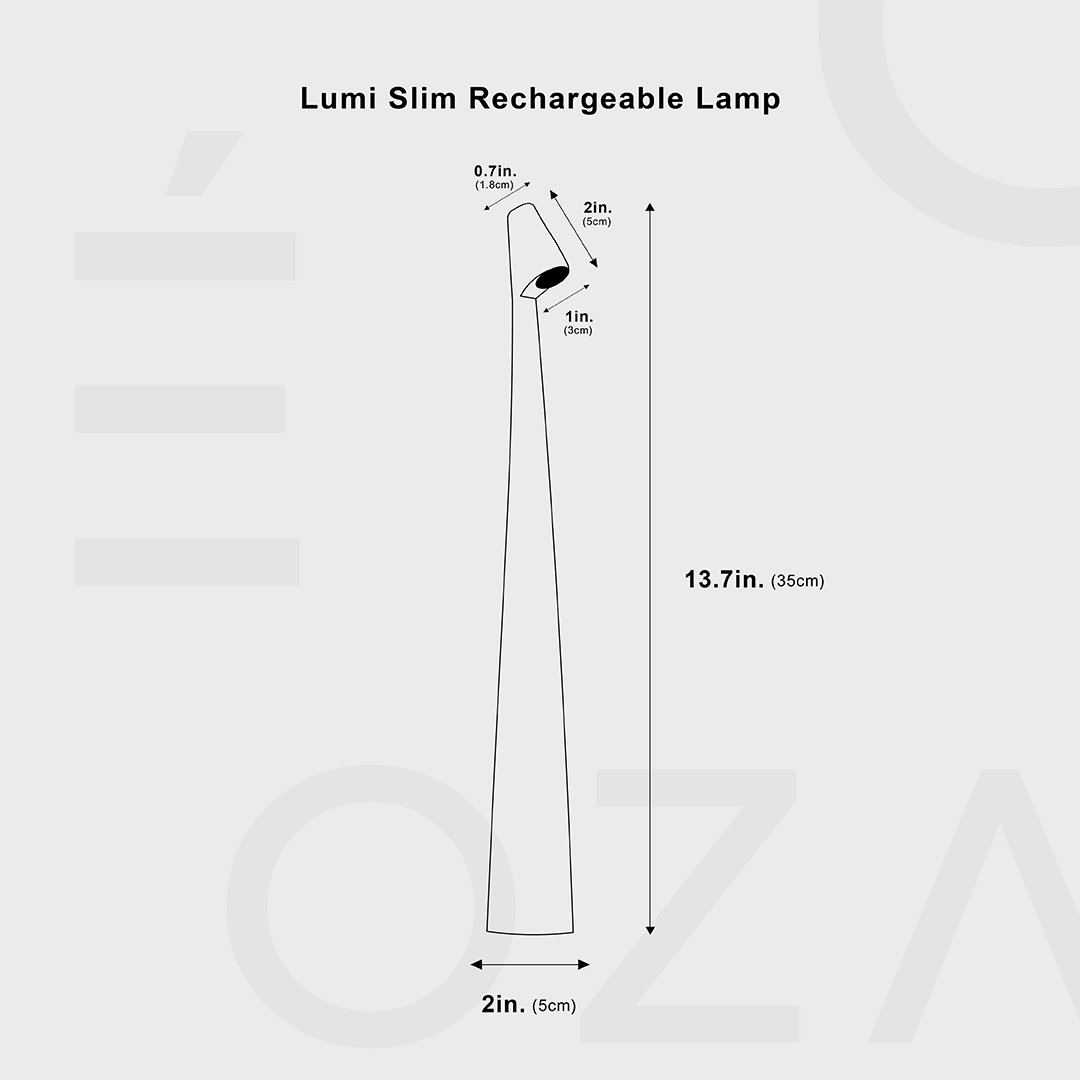 Rynx | Lumi Slim Rechargeable Table Lamp