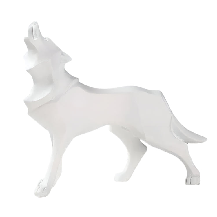 Rynx | LupoForm – Geometric Wolf Statue with Sharp-edged Design for Modern Spaces