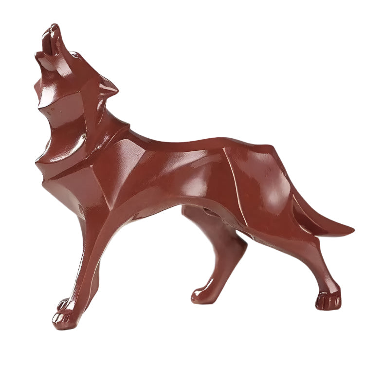Rynx | LupoForm – Geometric Wolf Statue with Sharp-edged Design for Modern Spaces
