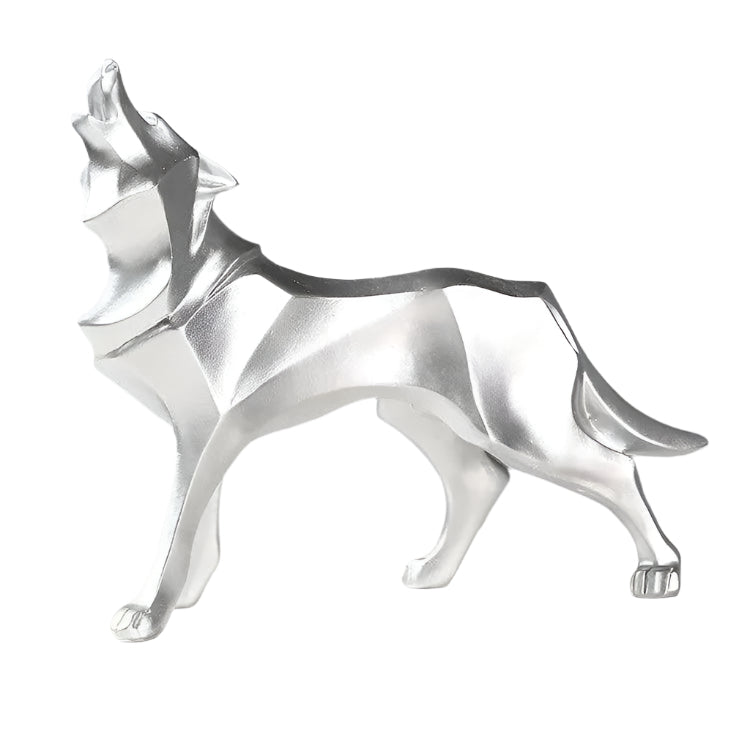 Rynx | LupoForm – Geometric Wolf Statue with Sharp-edged Design for Modern Spaces