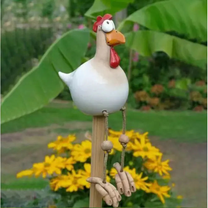 Rynx | Funny Chicken Garden Decoration