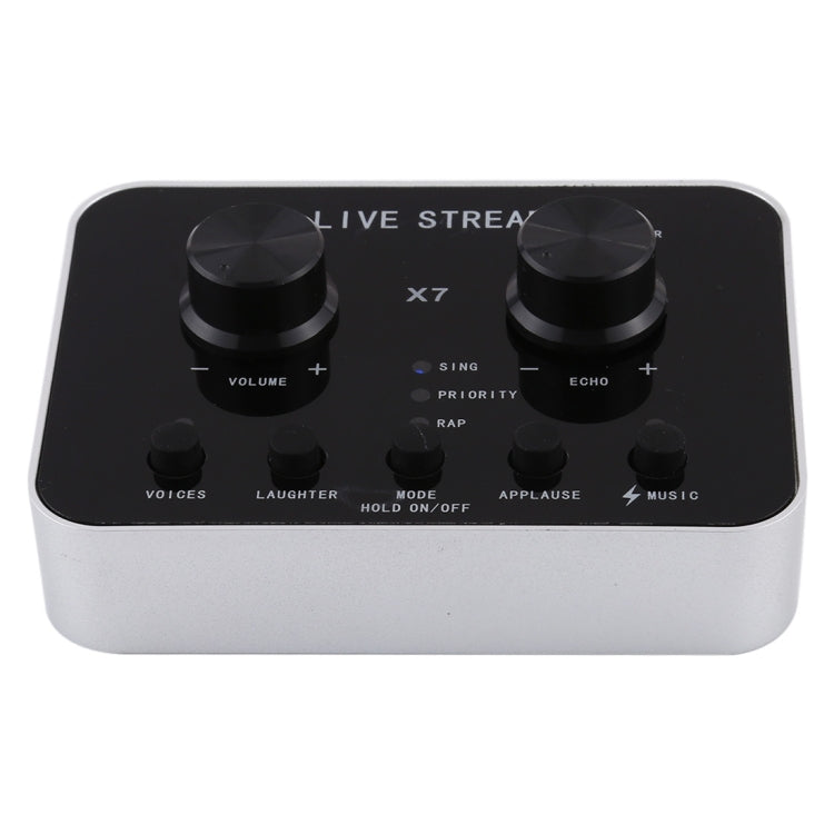 Rynx | X7 Live Broadcast Audio USB Headset Microphone Webcast Entertainment Streamer Sound Card for Phone, Computer PC