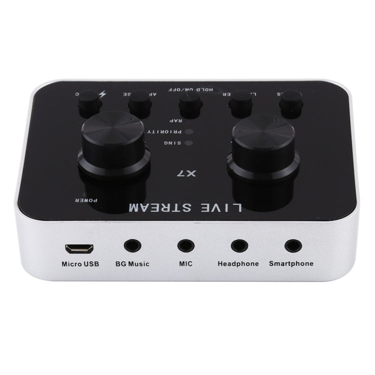 Rynx | X7 Live Broadcast Audio USB Headset Microphone Webcast Entertainment Streamer Sound Card for Phone, Computer PC