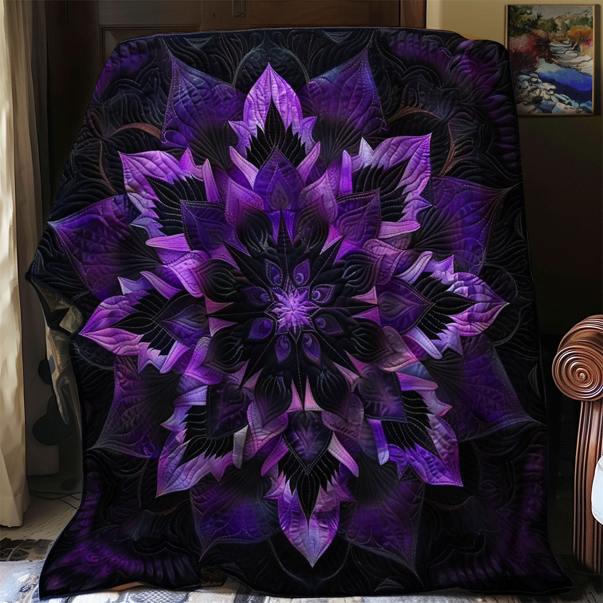 Rynx | Mystic Purple Flower Quilt