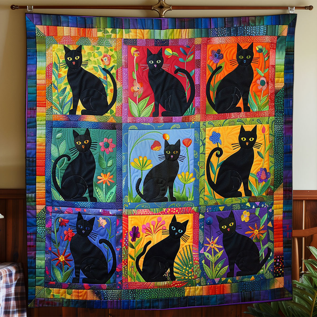 Rynx | Playful Cat Quilt