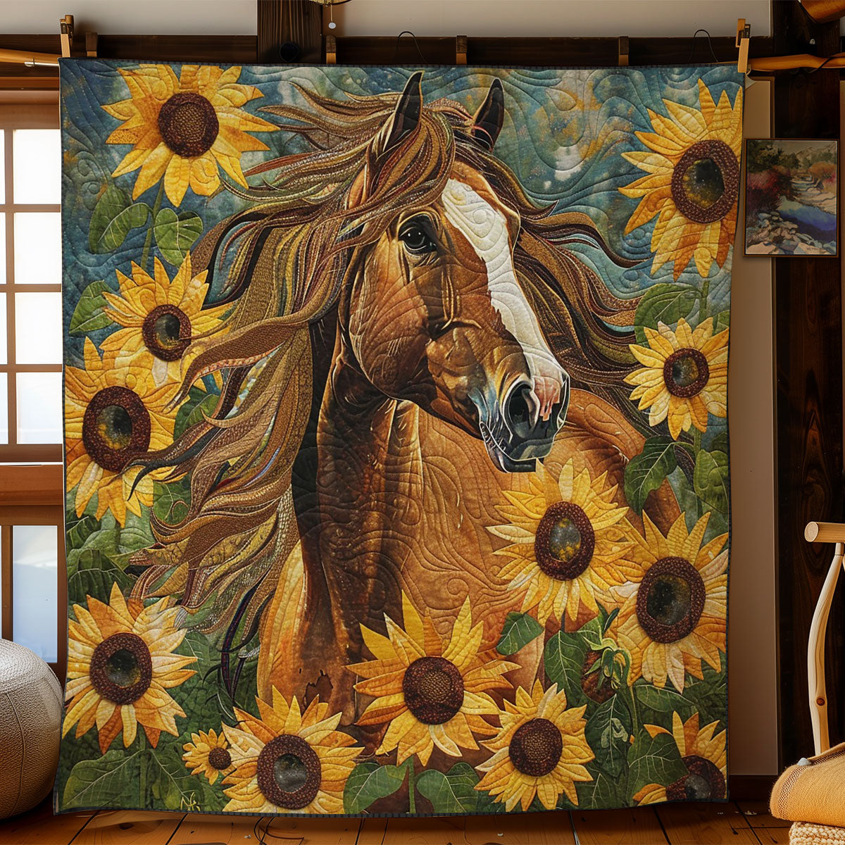 Rynx | Brown Horse Strong Quilt
