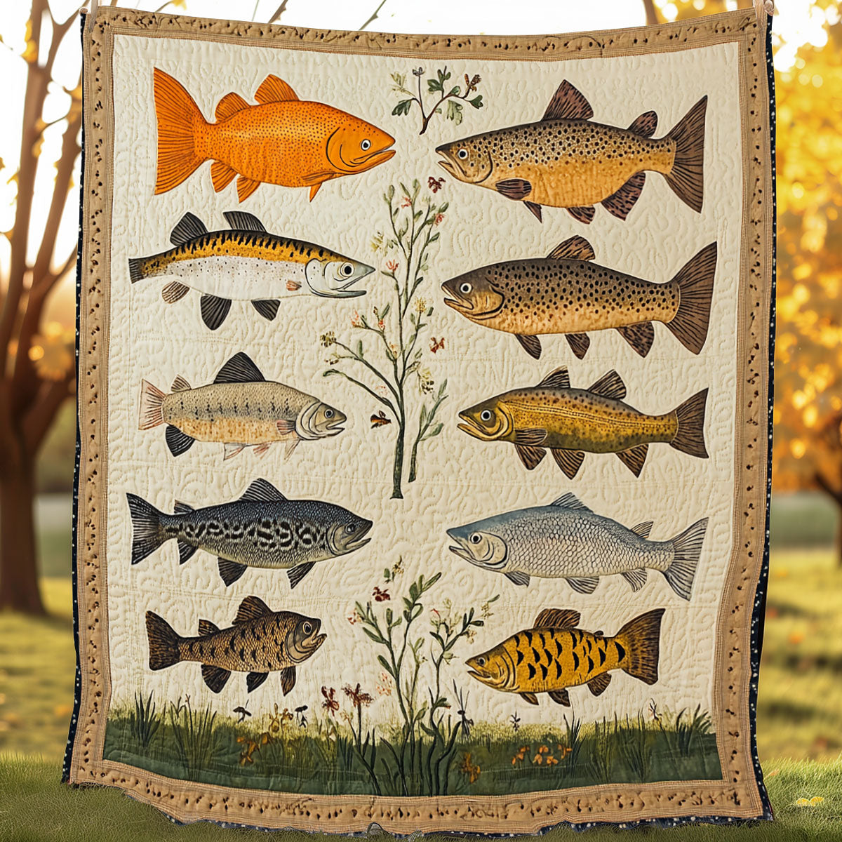 Rynx | Reel Adventure Fishing Quilted Blanket