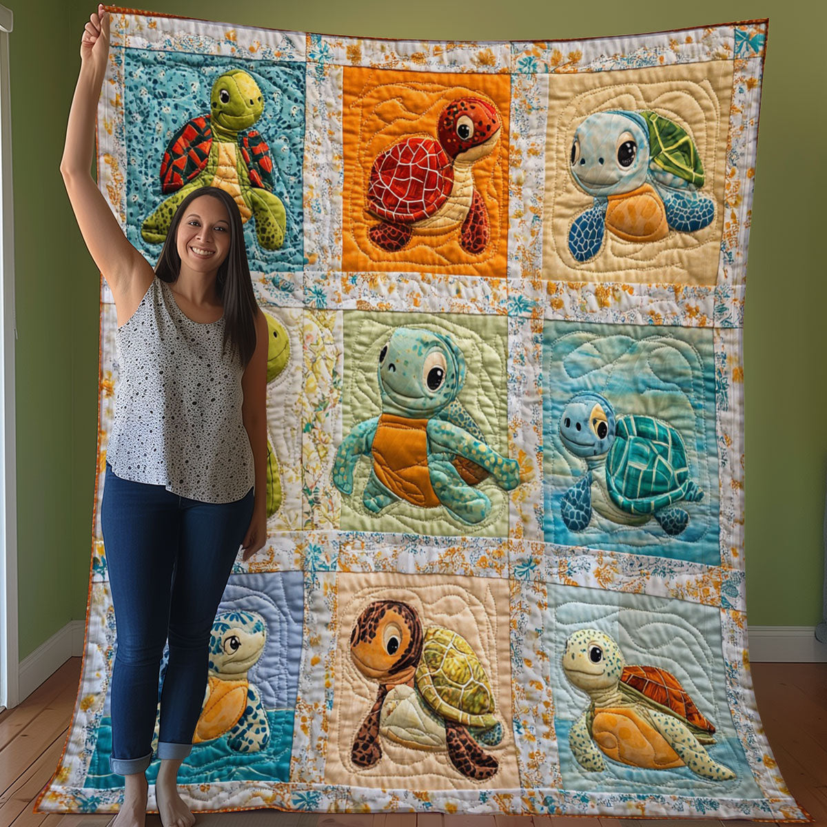 Rynx | Turtle Baby Blanket