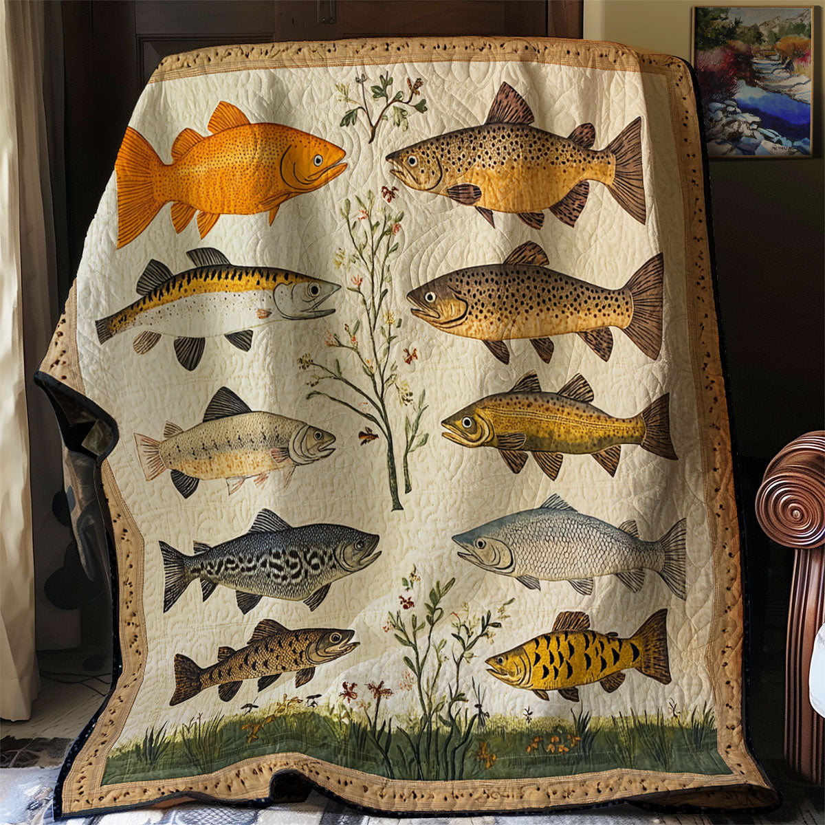 Rynx | Reel Adventure Fishing Quilted Blanket