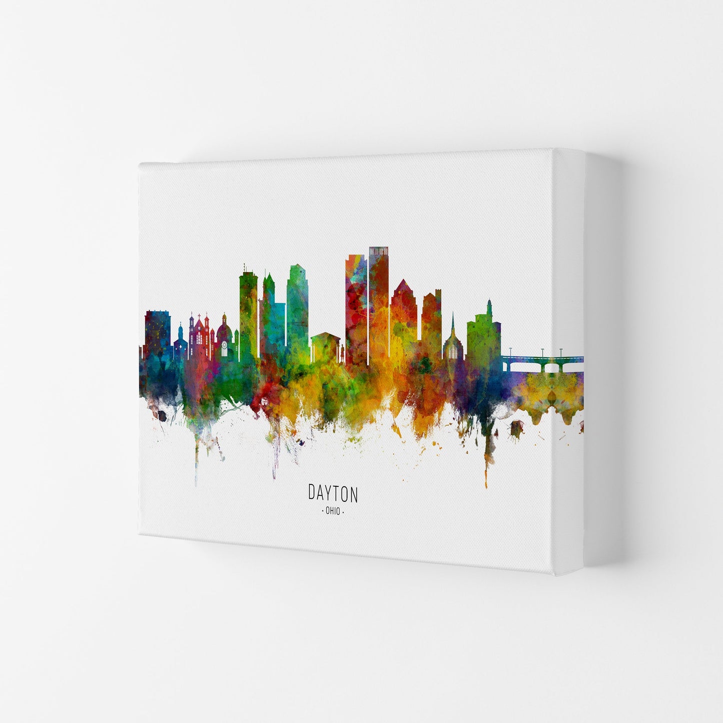 Rynx | Dayton Ohio Skyline Art Print by Michael Tompsett