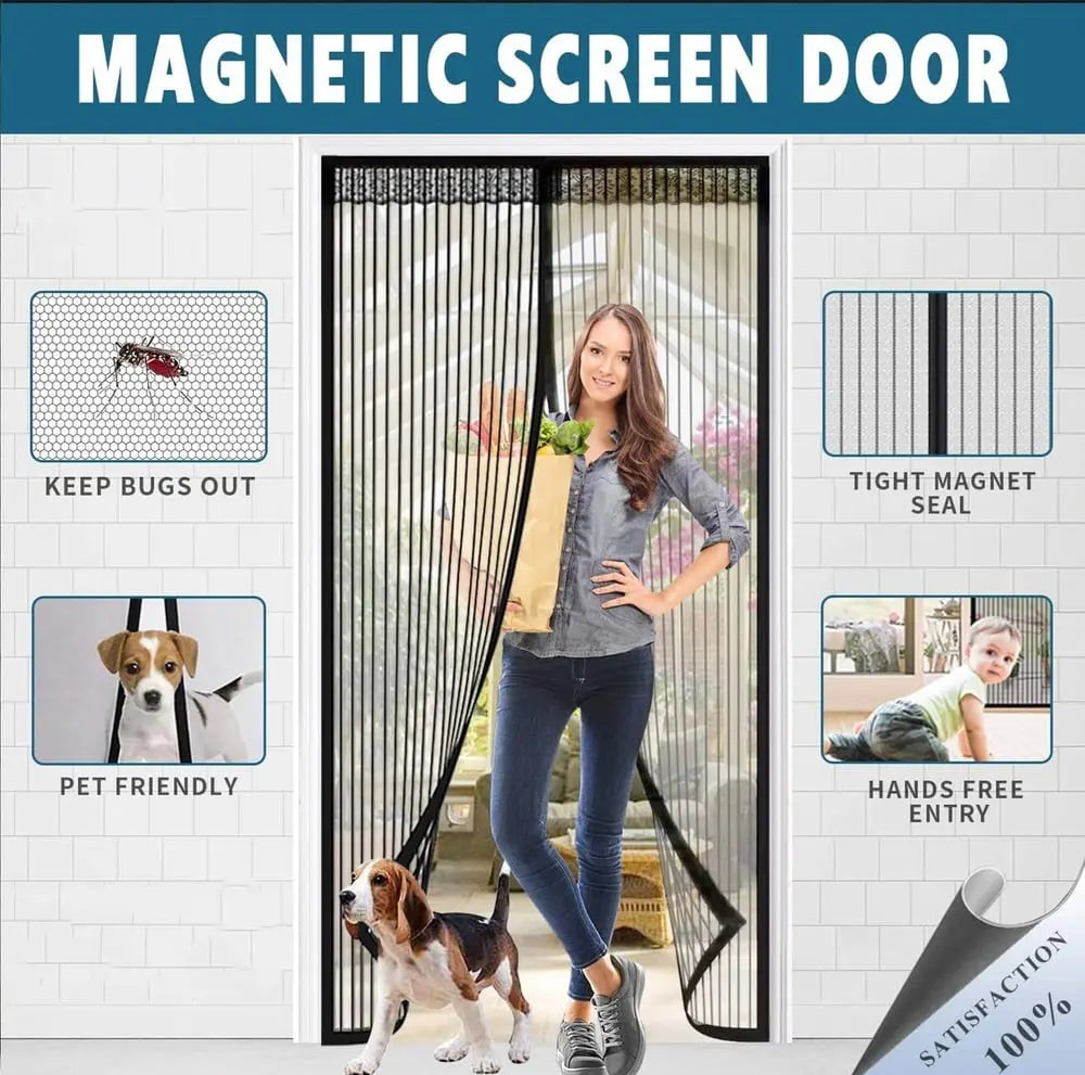 Rynx | Magnetic Insect Screen Door — Hands-Free Insect PRedection with Easy Installation
