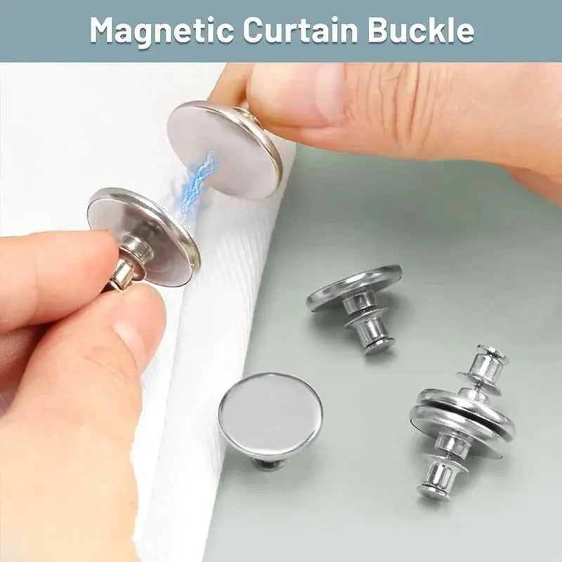 Rynx | Magnetic Curtain Clips — Light Blocking Alloy Clips