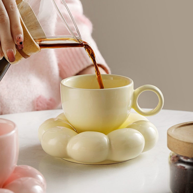 Rynx Chubby Floral Cup and Saucer Set