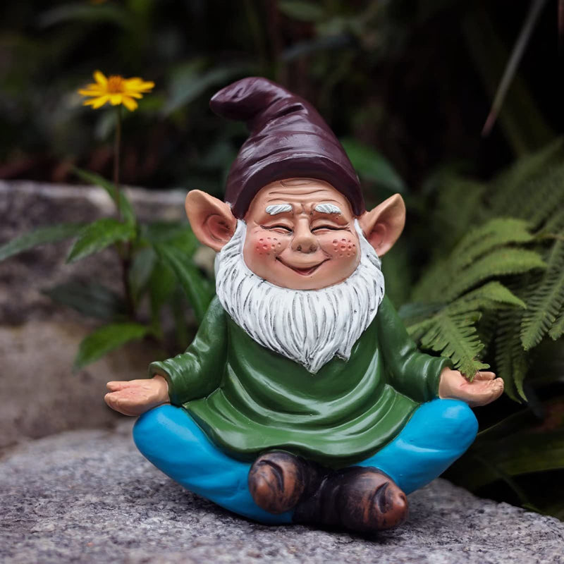 Rynx | Meditating Elf Garden Statue