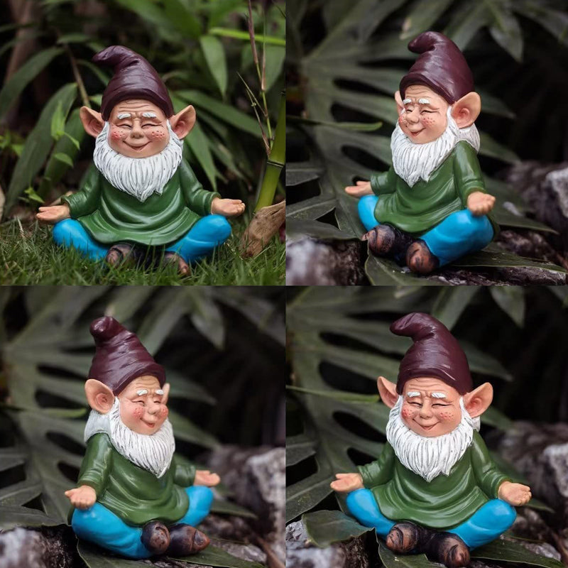 Rynx | Meditating Elf Garden Statue