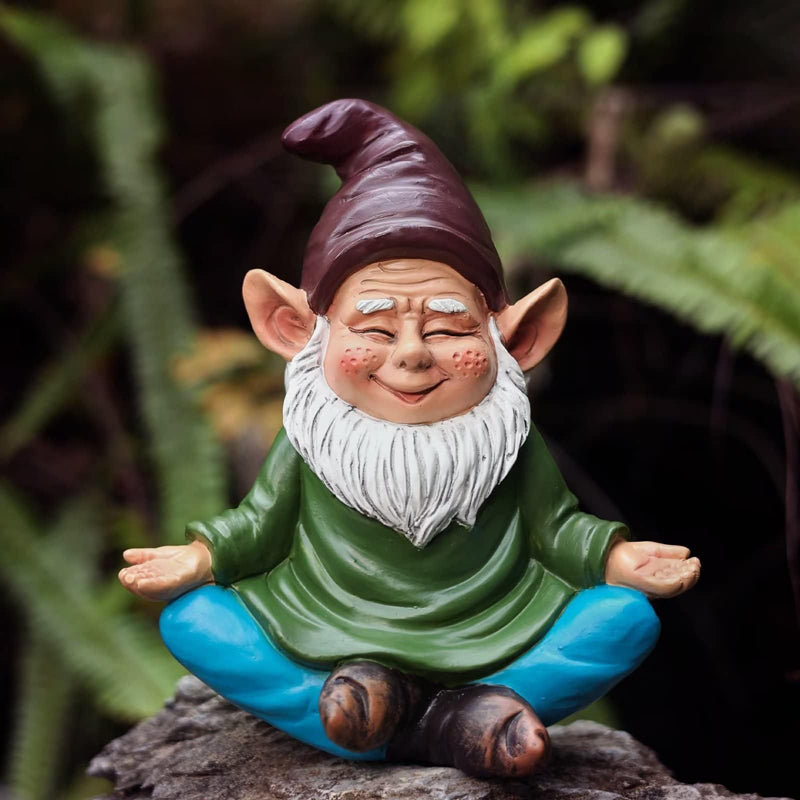 Rynx | Meditating Elf Garden Statue