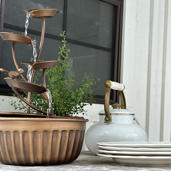 Rynx | Outdoor Safe Bird Bath Fountain