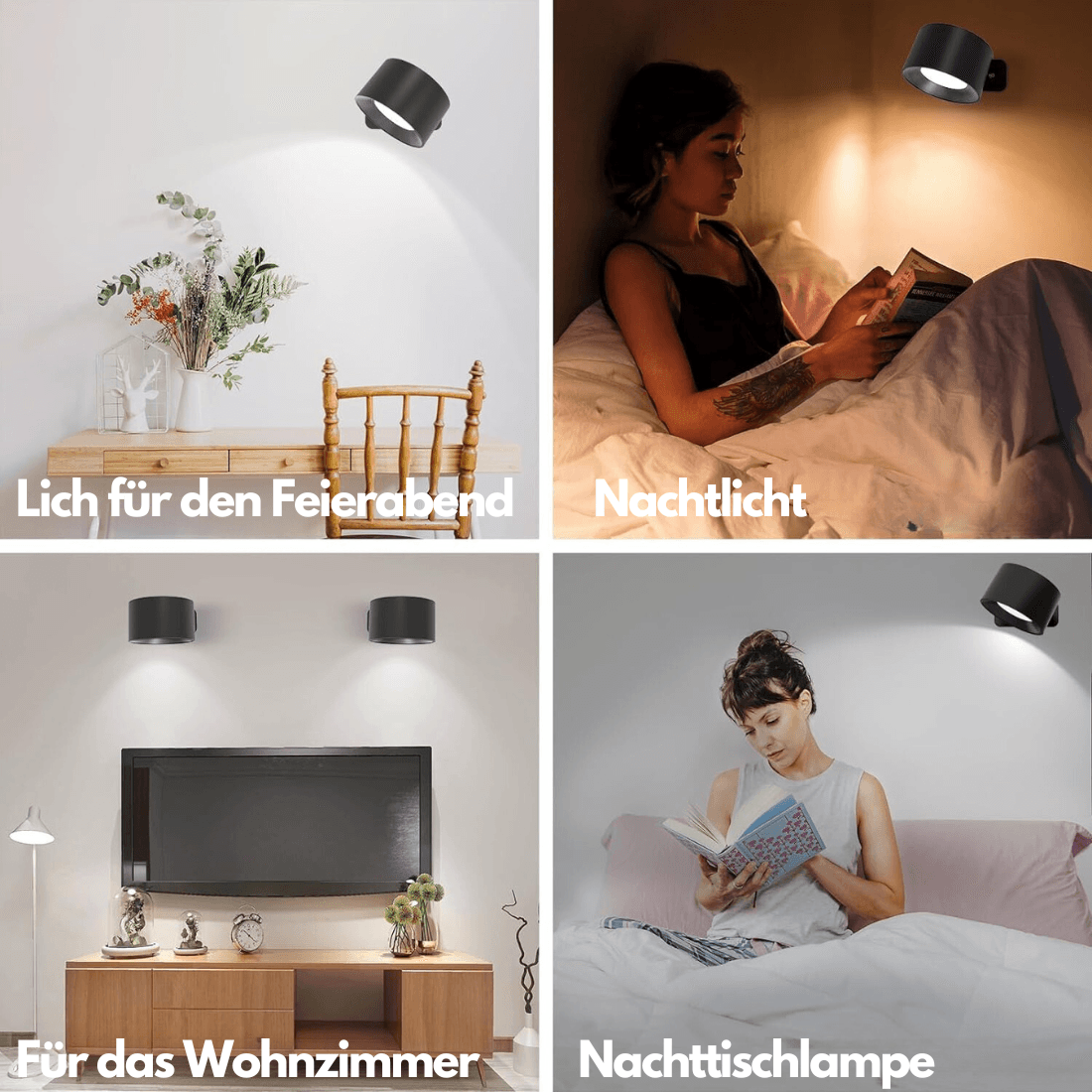 RYNX | 360° Wireless Rechargeable Wall Light