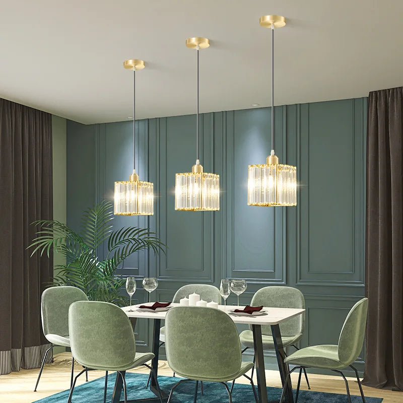 RYNX | SparkleLamp - Elegant K9-Crystal Pendant Lamp