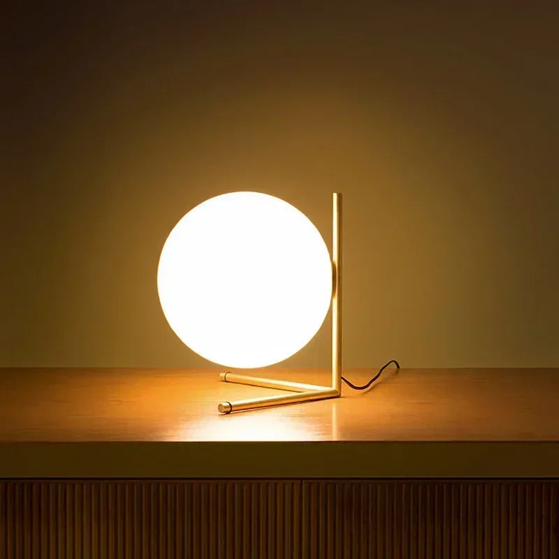 Rynx | CityGlow - Modern minimalist glass table lamp