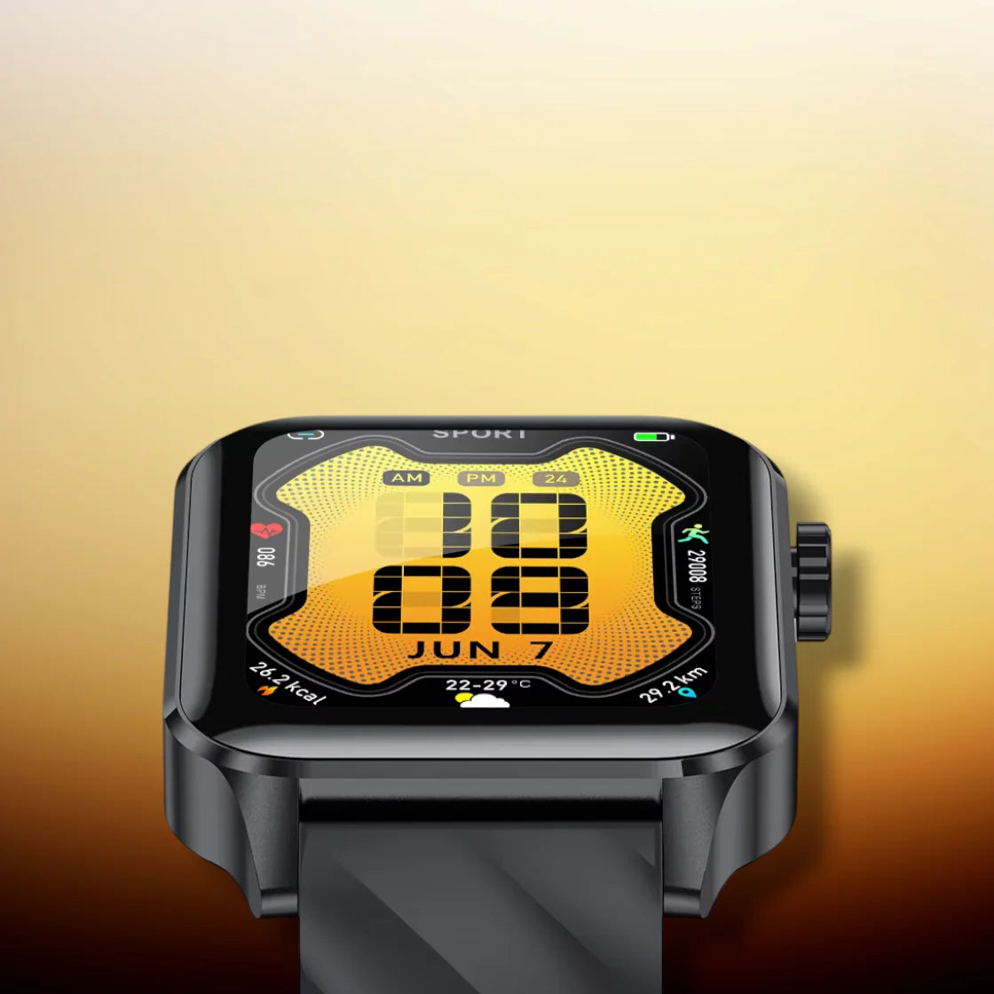 Rynx | Smartwatch for women Android gold "Lyntheris"