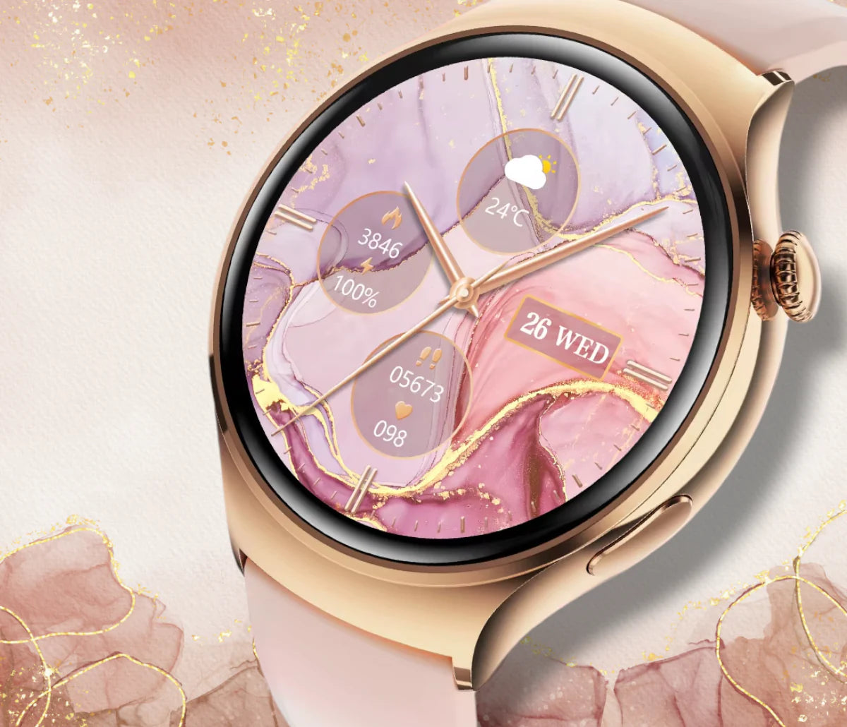Rynx | Smartwatch Health Woman Black "Solaristra"