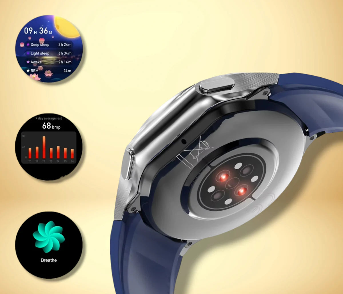 Rynx | Smartwatch Call and SMS Reply "Velathron"