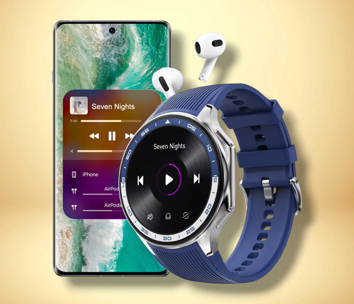 Rynx | Smartwatch Call and SMS Reply "Velathron"