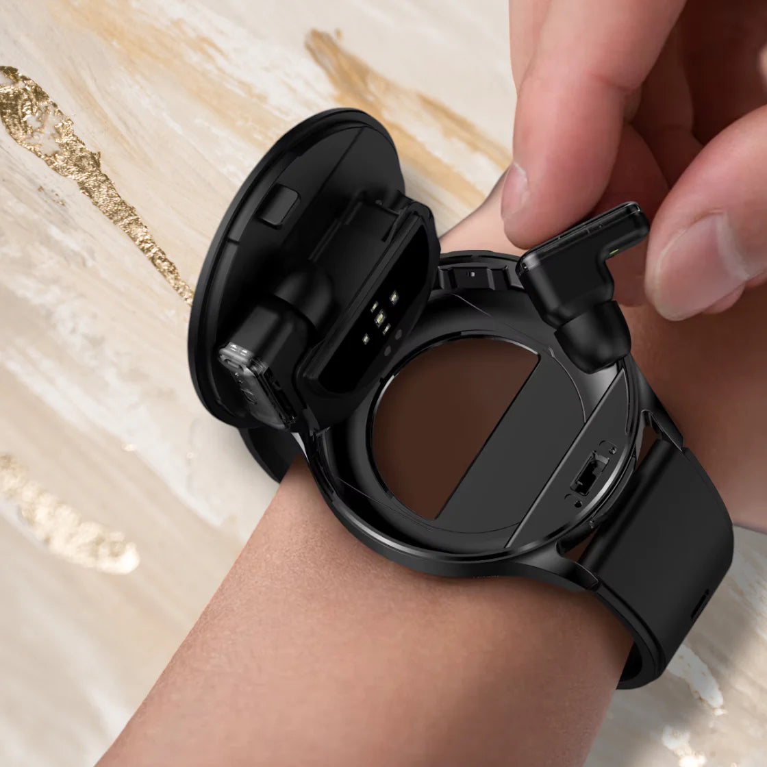 Rynx | Smartwatch with Bluetooth Headphones "Zevior"