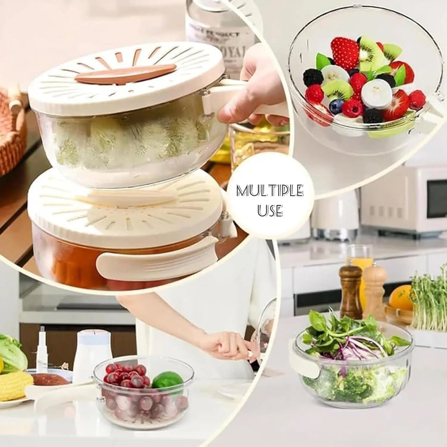 Rynx | Multifunctional Bowl – Safely wash fruits & vegetables
