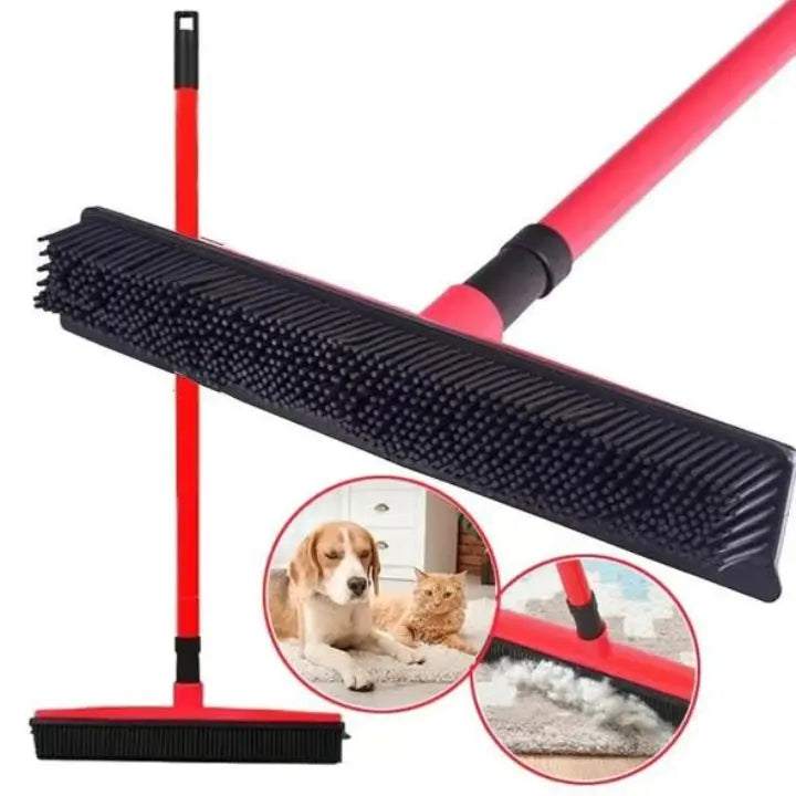 Rynx | Multifunctional Pet Hair Removal Broom – Rubber Brush